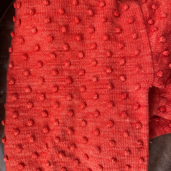 Misha & Puff Adult Popcorn Sweater Red Flame Wool (Size 1) - Picture 6 of 9